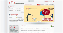 Desktop Screenshot of editionshatem.com